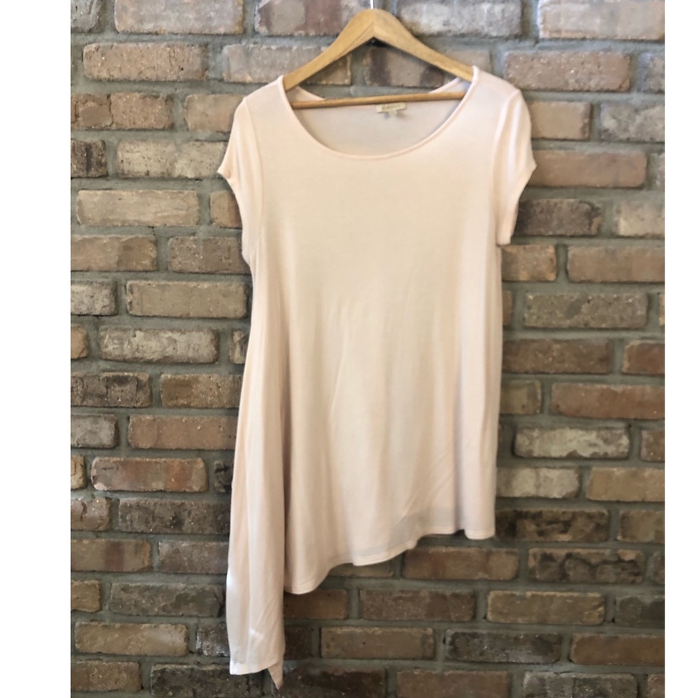 Bordeaux Jersey Swing Tunic (Peach)